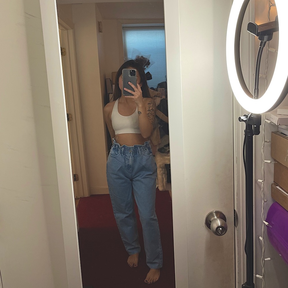 Paper bag mom jeans from PacSun NWT